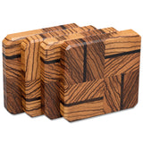 Tiger & Wenge Wood Coasters End Grain Set of 4