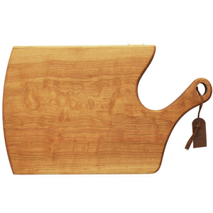 Kennedy Cutting Board Cherry Wood Edge Grain Handled at A & E Luxury Home