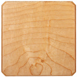 Maple Wood Coasters Edge Grain Set of 4