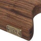 Elsa Cutting Board Walnut Wood Edge Grain Handmade Handled