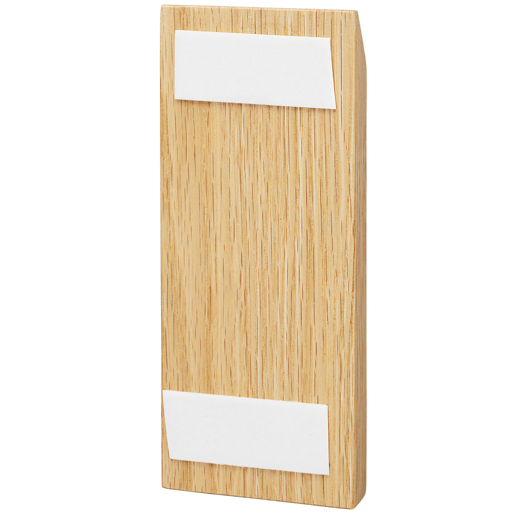 Oak Wood Edge Grain Wall Mounted Brass Bottle Opener