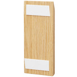 Oak Wood Edge Grain Wall Mounted Brass Bottle Opener