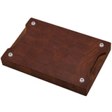 Brooklyn Cutting Board Mahogany Wood End Grain at A & E Luxury Home