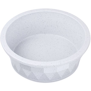 Heavyweight Pet Bowl Diamond Cut Crock Small 6"