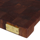 Collette Cutting Board Mahogany Wood End Grain