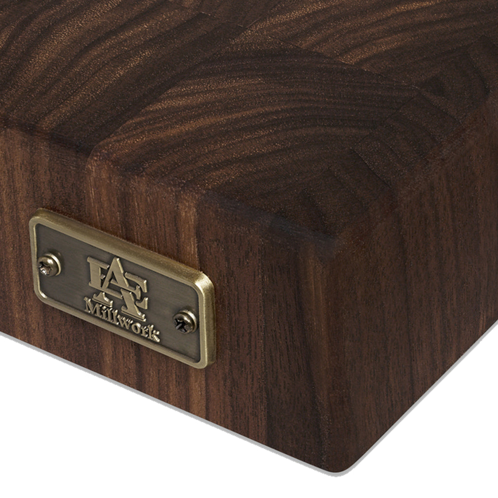 Rowan Cutting Board Walnut Wood End Grain Handmade