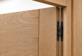 Pair of 3-Way Adjustable Hidden Hinge — Wood Cabinet Door | Soft Close