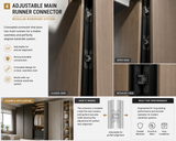 Adjustable Main Runner Connector | Modular Wardrobe System