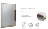 Glass Wardrobe Door Panel | Frosted, Smoked or Clear | Framed & Frameless | Full Hardware Included | AE Luxury Home