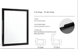 Glass Wardrobe Door Panel | Frosted, Smoked or Clear | Framed & Frameless | Full Hardware Included | AE Luxury Home