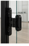 3-Way Adjustable Hidden Hinge — Narrow-Frame Glass Door