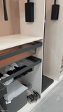 Sliding Glass Basket for Wardrobe | Organizer for Wardrobe & Cabinet | AE Luxury Home