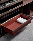 Leather Wardrobe Sliding Basket