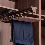 Top Mounted Pull-Out Pants Rack | Organizer for Wardrobe & Cabinet | AE Luxury Home