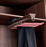 Top Mounted Pull-Out Pants Rack | Organizer for Wardrobe & Cabinet | AE Luxury Home