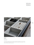 Wardrobe Jewelry Tray - Dark Red Series | Organizer for Wardrobe & Cabinet | AE Luxury Home