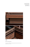 Wardrobe Sliding Wooden Basket | Organizer for Wardrobe & Cabinet | AE Luxury Home