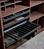 Pull-Out Pants Rail — | Organizer for Wardrobe & Cabinet | AE Luxury Home