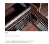 Sliding Glass Basket for Wardrobe | Organizer for Wardrobe & Cabinet | AE Luxury Home