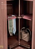 2-Layer Rotating Corner Cabinet Basket Organizer