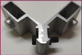 Glass Door Clamp/Pivot Hinge | Door Frame Connector