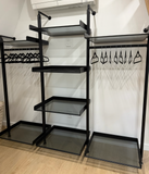 Column Wall Mount Connector | AYF-658 Compatible | Modular Wardrobe System | 320mm