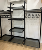ARC column profile for modular wardrobe shelving system