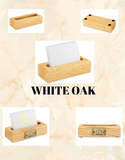 Handmade Solid Wood Business Card Holder