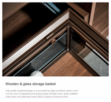 Sliding Glass Basket for Wardrobe | Organizer for Wardrobe & Cabinet | AE Luxury Home