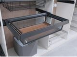 Sliding Glass Basket for Wardrobe | Organizer for Wardrobe & Cabinet | AE Luxury Home