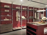 Wardrobe Clothes Hanging Rod — 3500mm | Anti-Slip Rubber Strip | Modular Closet System