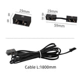 JY Series Display Cabinet Lighting Kit — Tier 3 | Triple Cabinet | Solder-Free Magnetic