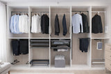 Supreme Grey Wardrobe Starter Bundle — Tier 1 | Pants Rail, Shoe Rack & Metal Basket | 3-SKU Kit | AE Luxury Home