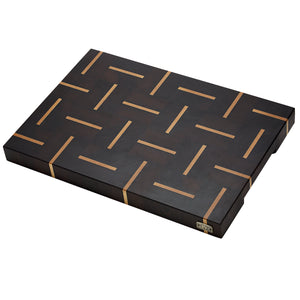 Liam Cutting Board Wenge & Maple Wood End Grain Handmade