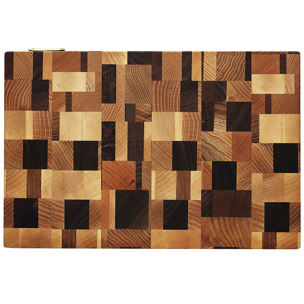 End Grain Wood Cutting Boards - 3 Sizes, 5 Woods Choices