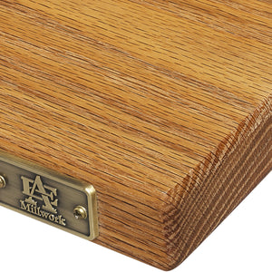 Prime Cutting Board II Reversible Oak Wood Edge Grain Handmade 15" x 10" x 1-1/4"